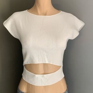 Aritzia  Wilfred Yacine Cut-Out Knit Top